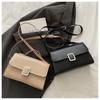 Fashion Popular Retro Crossbody Commuter Shoulder Handheld Crossbody Small Square Bag Female