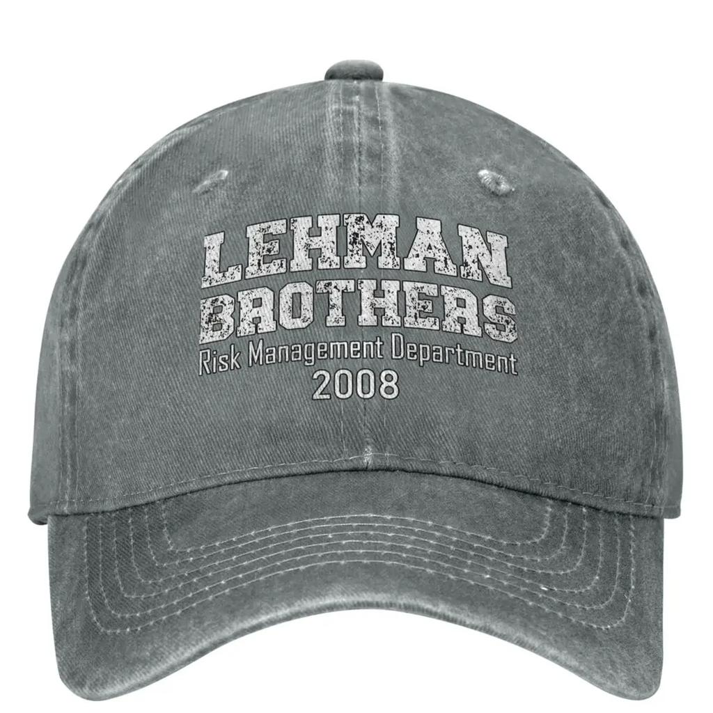 2026 Lehman Brothers Casual Baseball Cap Spring Risk Management Department 2008 Trucker Hat Sun Visor Outdoor Sports Hip Hop Hat