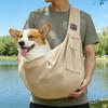 Lightweight Crossbody Bag Suitable for Dogs and Cats, Featuring Breathable Straps for Comfortable Travel. It'S Portable, Foldable,