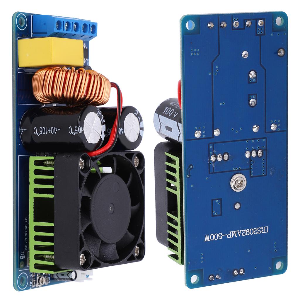 Digital Amplifier Board Module Plastic with High Frequency 500W DC58 70V IRS2092S