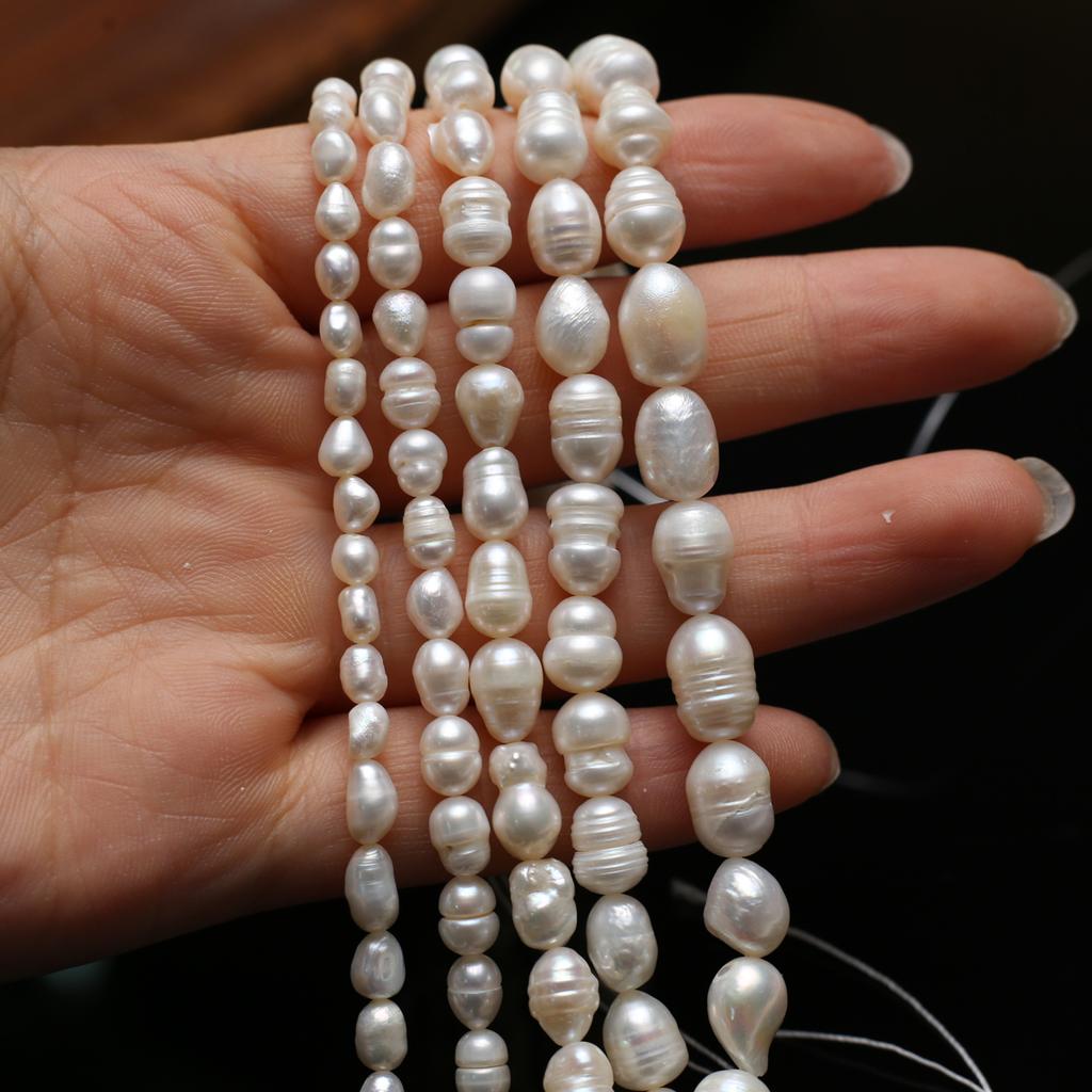 1String, White Artificial Pearl Beads for Jewelry Making DIY Necklace Bracelet Anklet Accessories, Holiday Gifts Wedding Birthday Party Crafts 18cm