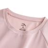 Anta Training Short Sleeve Quick Dry Knitted Top Summer T-Shirt Women tops Soft-Pink 962627116-6