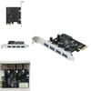 Pcie Usb30 Expansion Card With Four Ports For Desktop Computer Data Transfer