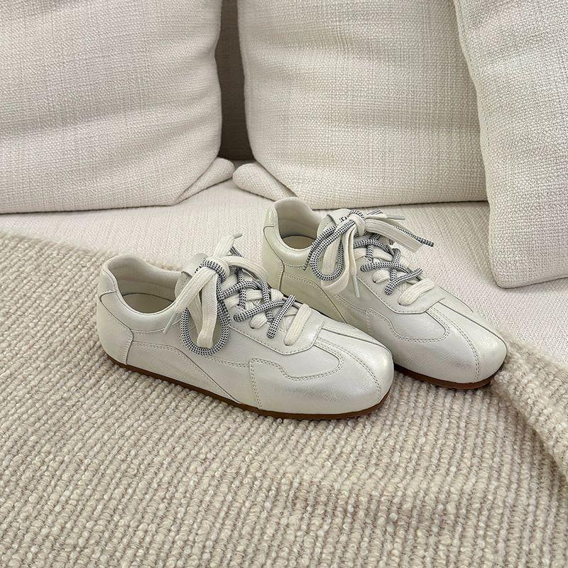 College style retro color matching flat bottom women's new fashion versatile comfortable and lightweight