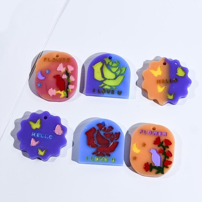 Practical Silicone Valentines Heart Pendant Mould Accessory for Crafting Personalize Styles Gifts Home or Studio