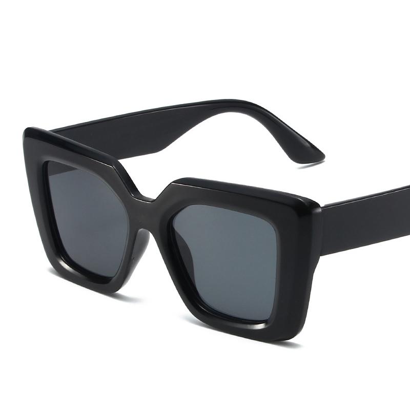

Неполяризованные маленькие прямоугольные женские солнцезащитные очки с большой оправой, модные декоративные очки для уличной фотосъемки