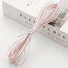 2mm Hand Diy Woven Flat Pu Leather String Material for Jewelry Necklace Making