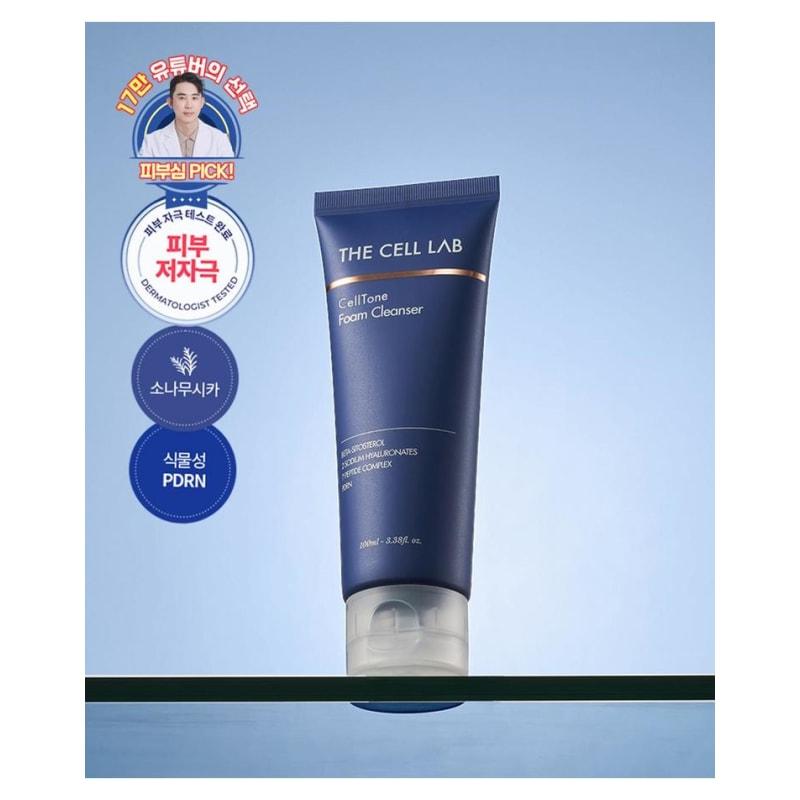 Dermatology Cosmetics The Cell Lab PDRN Pine Cica Celltone Soothing Foam Cleanser 100ml