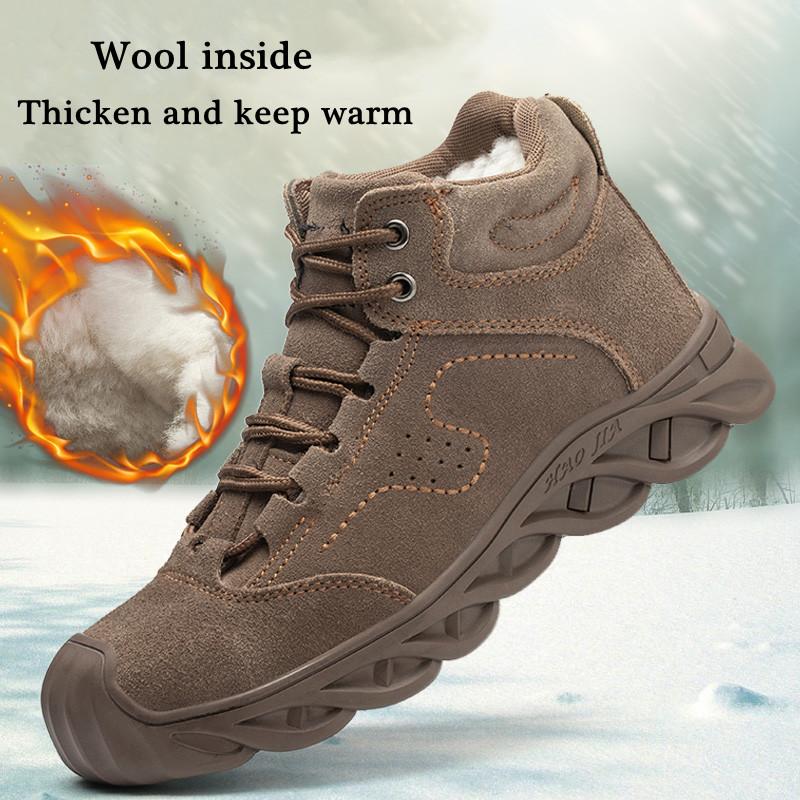 Work Safety Shoes Men Electric Insulation Welder Shoes Male Indestructible Safety Boots Anti-smash Anti-puncture Footwear