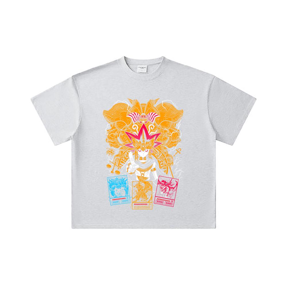 260 GSM Double Yarn 32 Count 100% Cotton Yu-Gi-Oh V1 Exodia Print Unisex Heavy Cotton T Shirt