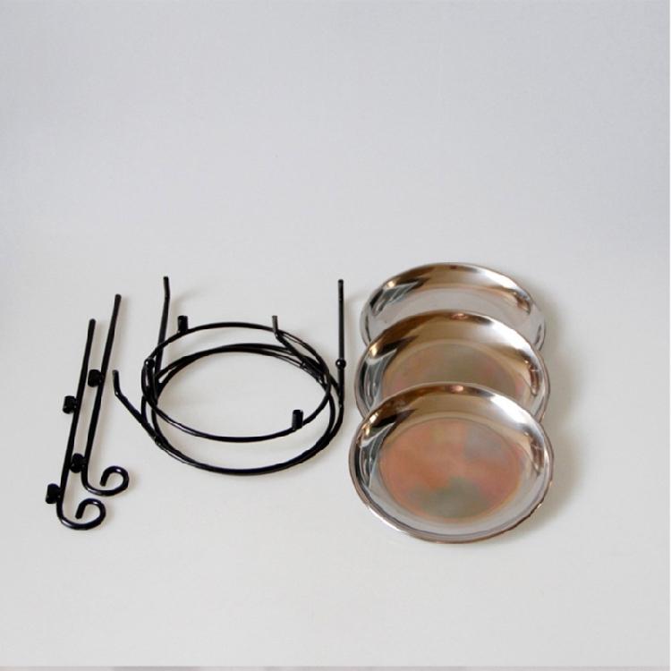 Three Tiers Display Stand for Festives and Casual Dining Detachable Cake Holder Wedding Banquets Cupcakes Holder