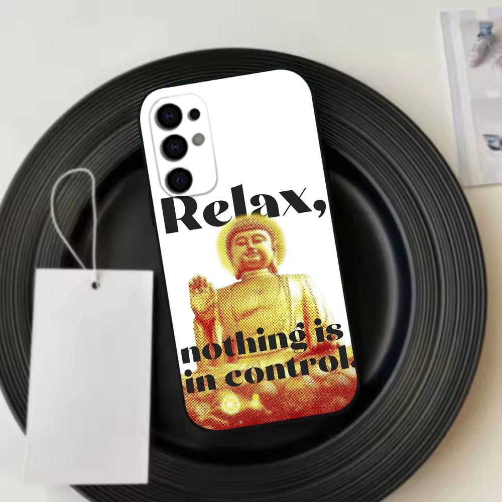 Lord Lotus Buddha New High-End Phone Case For Samsung S25,S24,S21,S22,S23,S30,Ultra,S20,Plus,Fe,Lite,Note,10,Black Cover