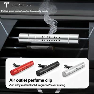 Car Air Outlet Fragrance Clip Air Freshener Auto Accessories For Model 3 Y S X Cybertruck Juguete Roadster Coil Bonina