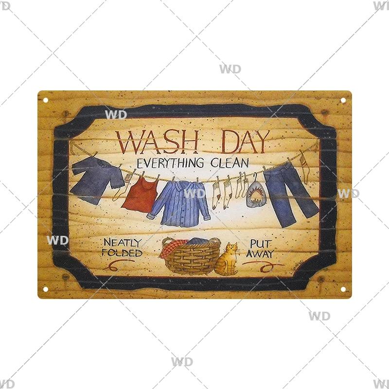 

Прачечная Винтажная Жестяная Табличка Смешная Металлическая Табличка Пин-ап Девушка Ретро Тарелка Настенное Искусство Картина для Дома Комнаты Ванной Комнаты Постеры Декор 20x30cm