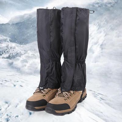 2Pcs Outdoor Leg Gaiter Adjustable Men Women Hiking Climbing Skiing Hunting Sand Guard Snow Boot Shoe Gaiter Leg Protector Cover