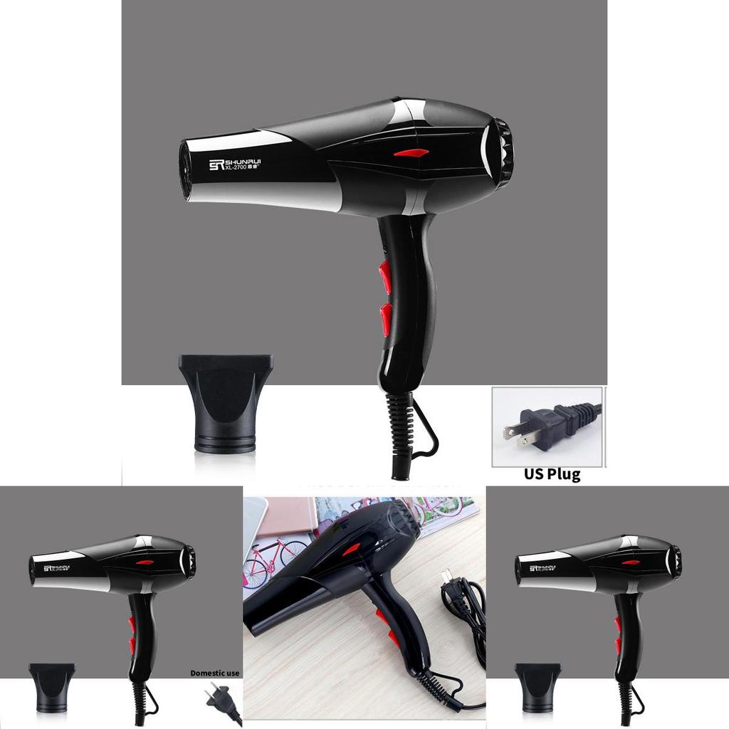 Professional Hair Dryer With Concentrator Nozzle For Home And Salon Use