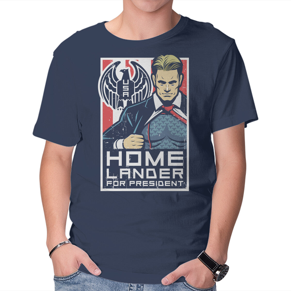 Unisex Crew Neck T-Shirt Our Hero Graphic Short Sleeve Casual Tee XXXL