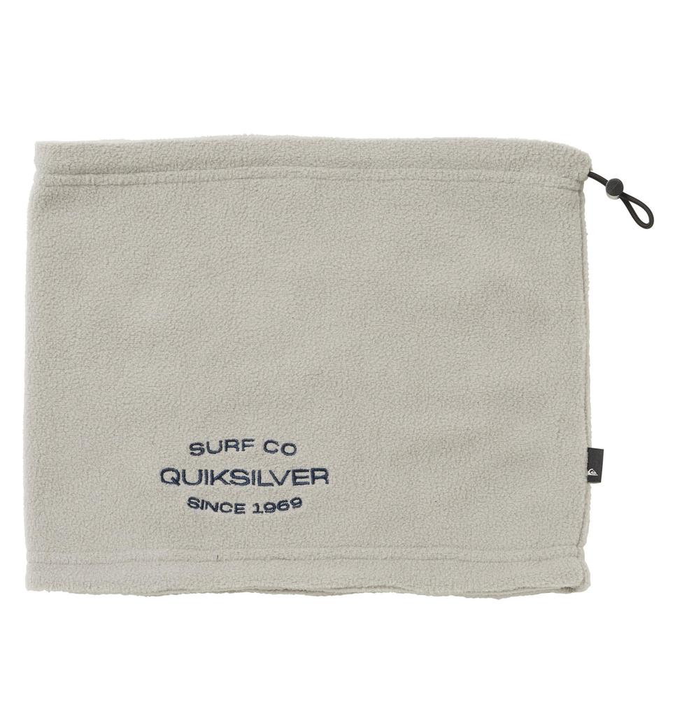 Quiksilver Herren Sturmhaube QOA234308 Logo Bestickt Microfleece Nackenwärmer, Grau