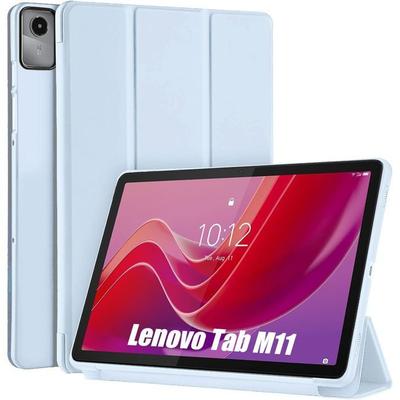 Hülle für Lenovo Tab M11, Hybrid-Stoßschutz, Schlank, mit Ständerfunktion - Blau