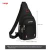 Męska Wodoodporna Torba Crossbody z Tkaniny Oxford - Nowy Design 2024, Odporna na Zużycie, Trójwarstwowa, Wielkokapacytowa