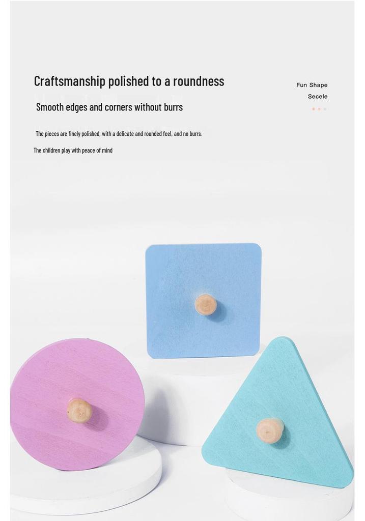 Handheld Montessori Magnetic Shape Sorter Puzzle for Children's Intellectual Development