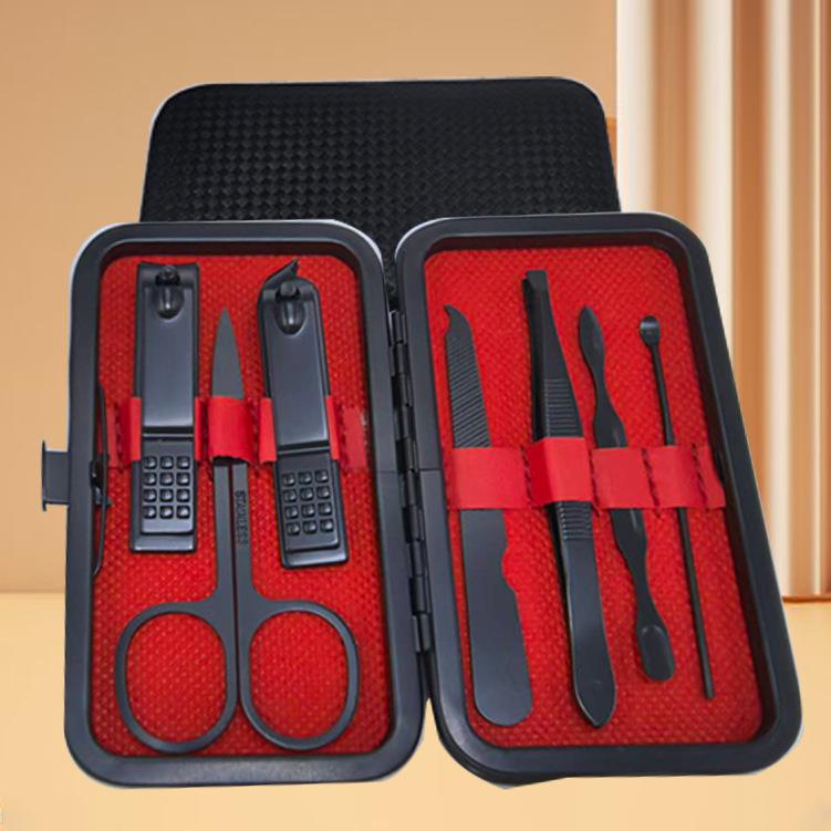 Nagelpflege-Set für Herren: Professionelles Finger- und Zehennagelknipser-Set, Nailart-Werkzeuge, Geschenkset