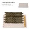 Convenient Demoulding Fondant Texture Mats Silicone Silicone Mold Fondant Mold  Cake Decorating