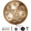 Bęben Handpan 55,9 cm 9 Tonów D-moll Stalowy Bęben Ręczny z Pałeczkami dla Dorosłych