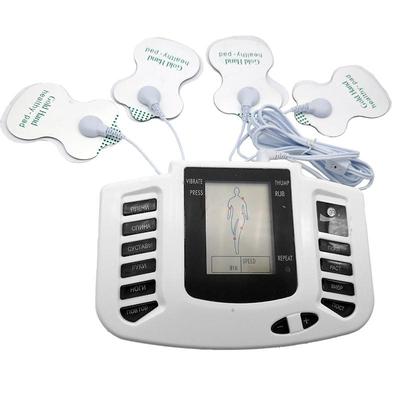 Versión en ruso o inglés Masaje electrónico de pulso para adelgazar el cuerpo para relajar los músculos Estimulador para aliviar el dolor Máquina de terapia de acupuntura Tens