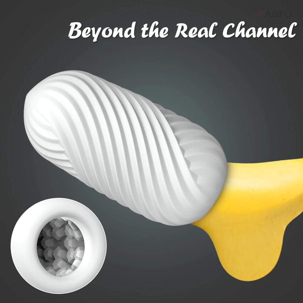 Realistic Male Masturbator Cup Soft Silicone Vagina Pocket Sex Toy for Men Penis Stimulator Adult Goods