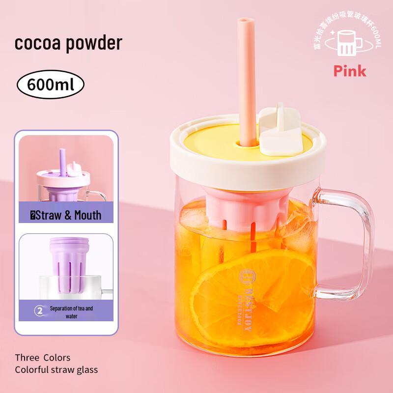 BESTJOY FUGUANG Shixi Straw Glass Tumbler