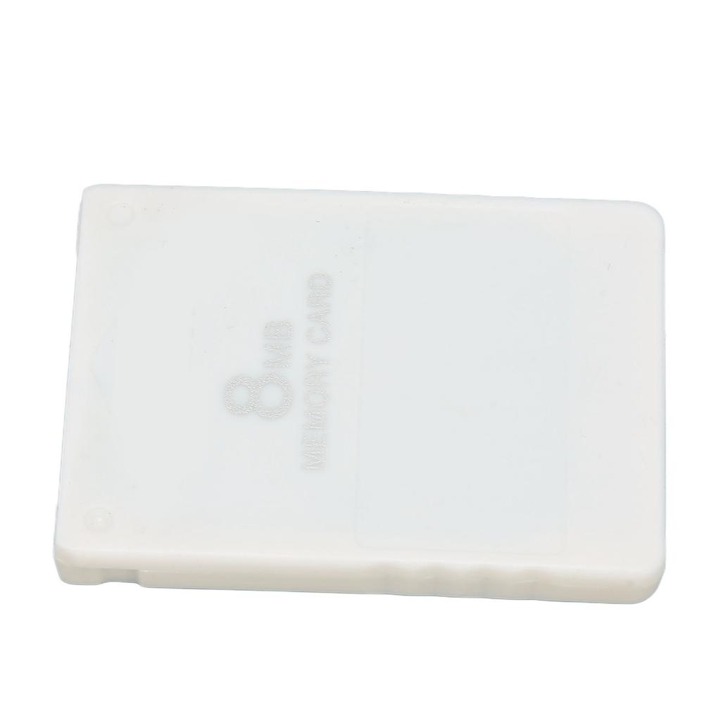 8MB Memory Card Plug and Play FMCB1.966 External High Speed Game Memory Card for PS2White