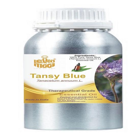 Levenmooi Tansy Blue (Tanacetum annuum) Reines und natürliches ätherisches Öl in therapeutischer Qualität (Glas)
