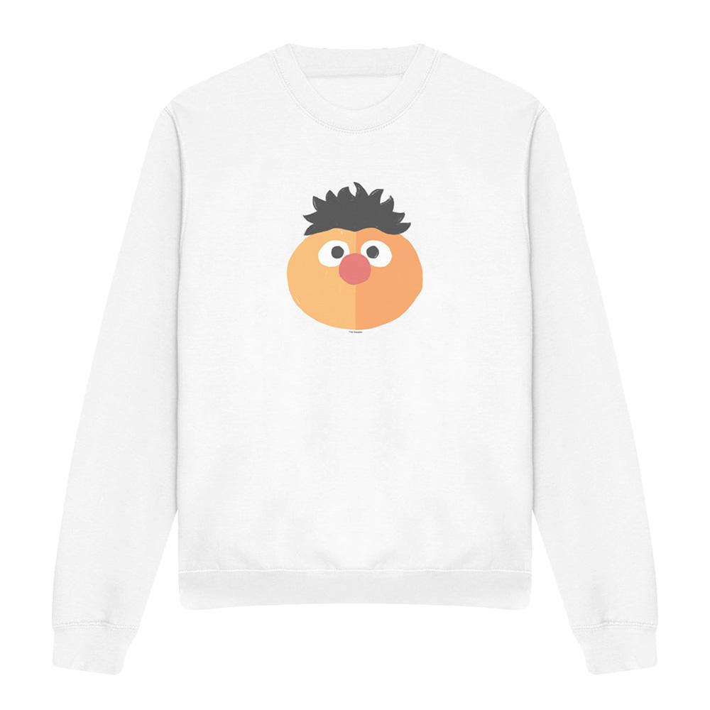 Sesame Street Unisex Adult The Expression Ernie Sweatshirt