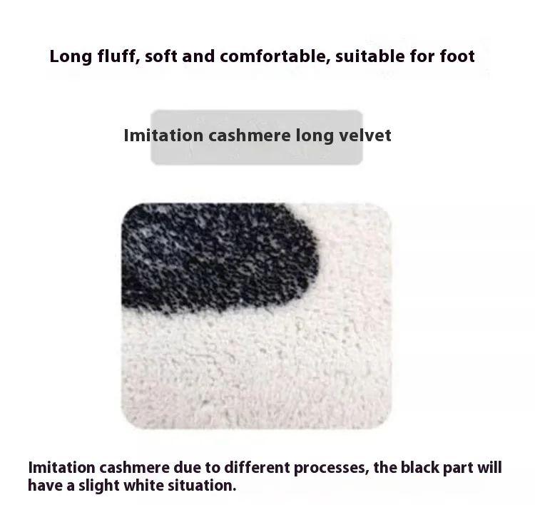 Entzückende Kleine Füße Badematte Isoliert, Warm, Rutschfest Badezimmer, Toilette, Schlafzimmereingang, Bettvorleger Heimdekor