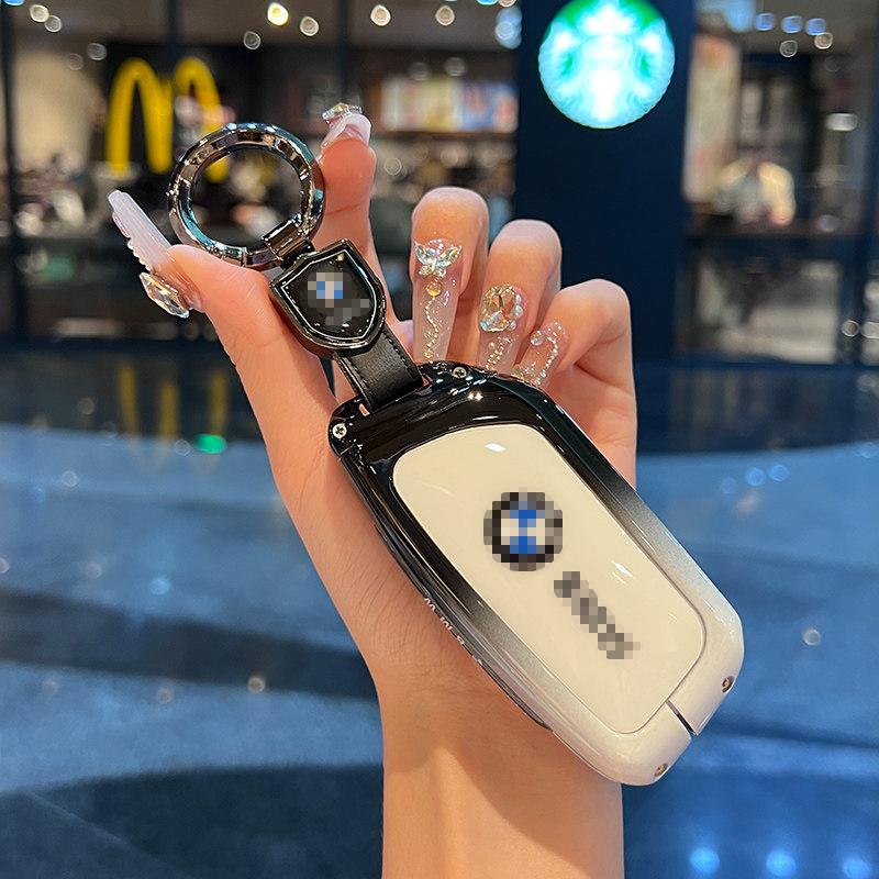 For BMW X1 X3 X4 X5 X6 Series 1 2 3 5 7 G20 G02 G05 G31 G23 F34 F15 F40 IX3 Remote Car Key Cover Keychain Key Case