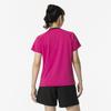 Game Fuchsia Size Short Dynamotion Officially Approved by the Japan Badminton Association Women's Tennis/Badminton Shirt, Pink, M, 62JAB203, Sleeve,