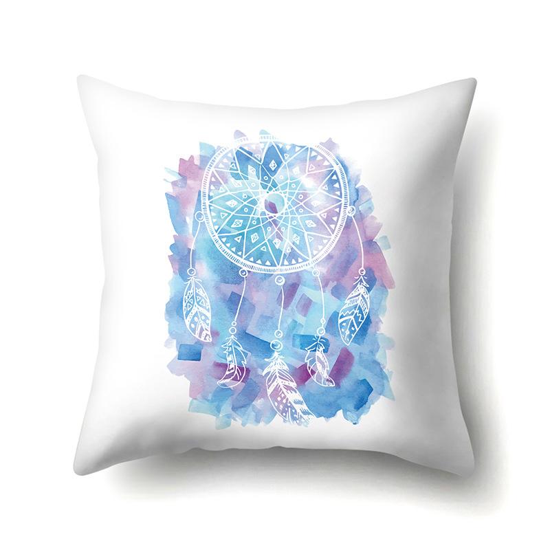Dreamcatcher Boho Polyester Pillowcase Car Decoration Home Print Bedside Sofa Pillowcase