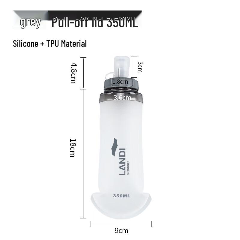 GuXu Foldable TPU Soft Water Bottle 350ML