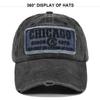 Tongue Duck Hat Retro Chicaco 3d Embroidered Baseball Hat Sun Visor Cotton Hat