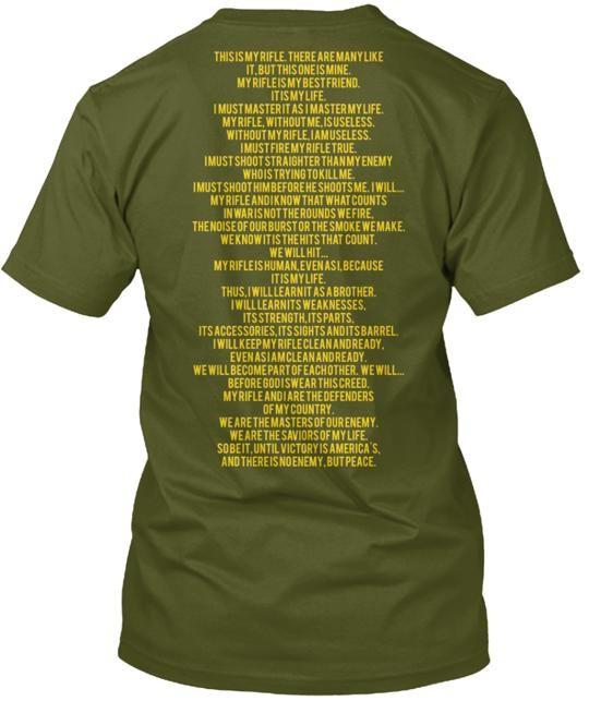 The Rifleman s Creed Tee T-Shirt XL