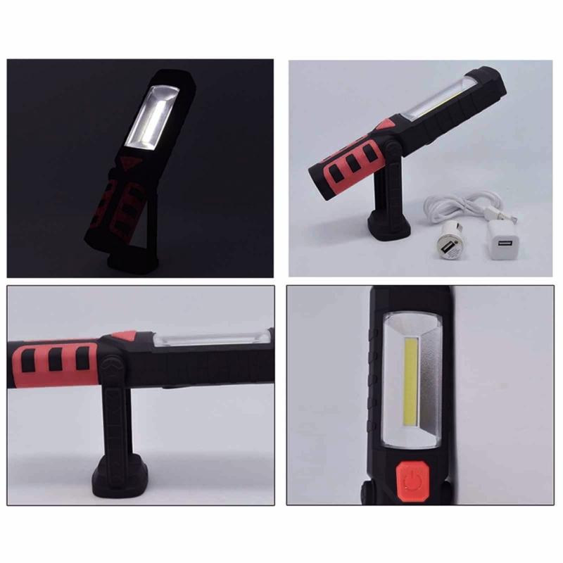 COB LED Magnetic Working Light Torch Portable Inspection Trouble Lights Lamp Super Bright for Car Trailer Truck Repair