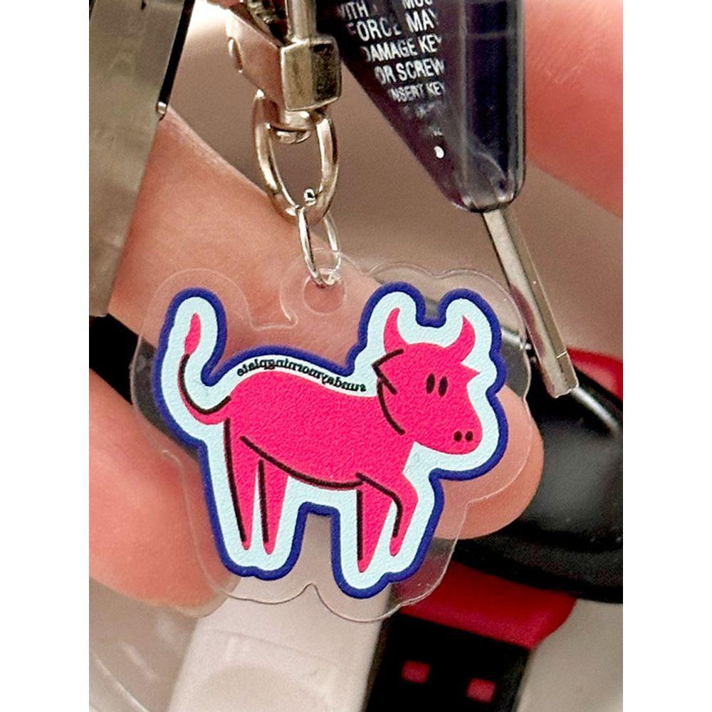 

sundaymorningplate 12 zodiac signs ox (COW) keychain Cow (COW)