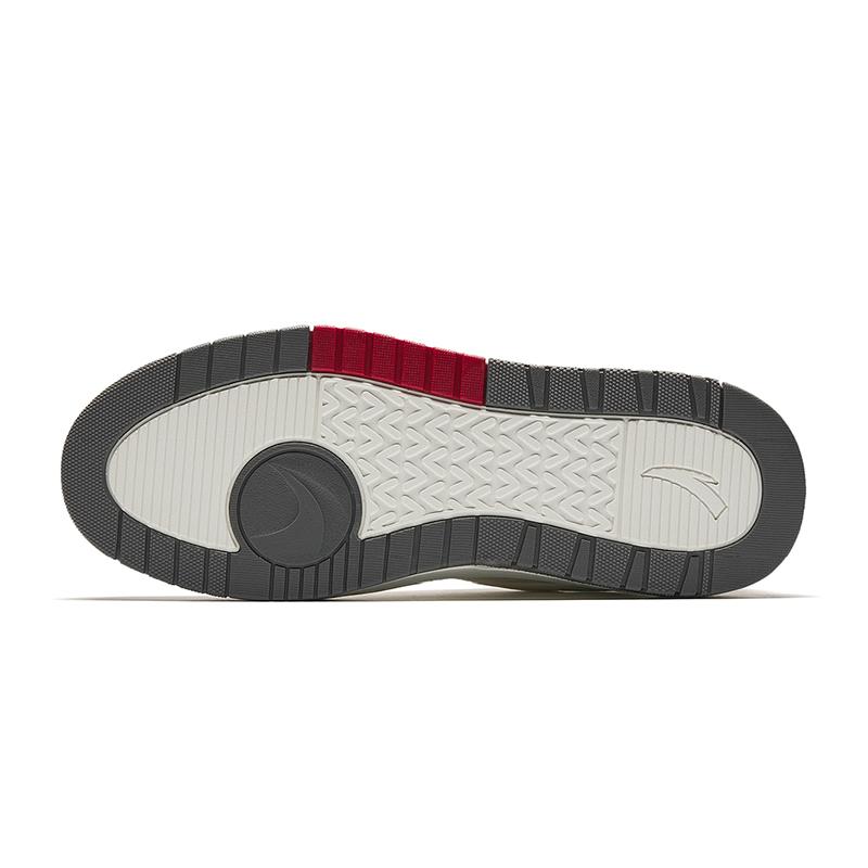 

New Anta Moon Shadow Cushioned Wear-Resistant Support Low-Top Skateboard Shoes Men s White Red 112518060-8 43