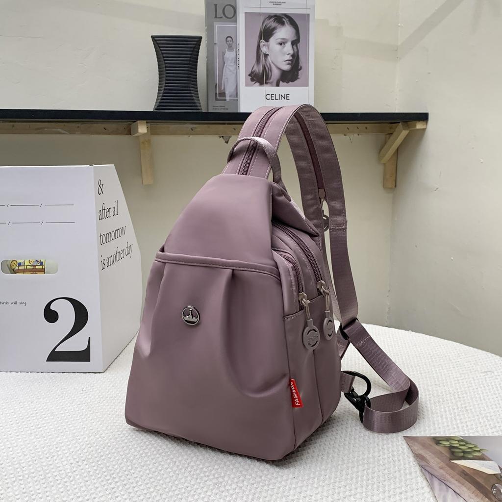 New Fashion Messenger Bag Women's Light and Strong Backpack Multi-purpose Versatile Travel Backpack Large-capacity Commuter Bag