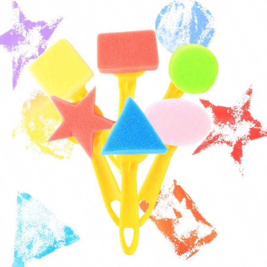 Mehrere Stile Verfügbar Farbe Aquarellmalerei Schwamm Pinsel Rolle Stempel DIY Zeichenwerkzeuge Kunst Malzubehör