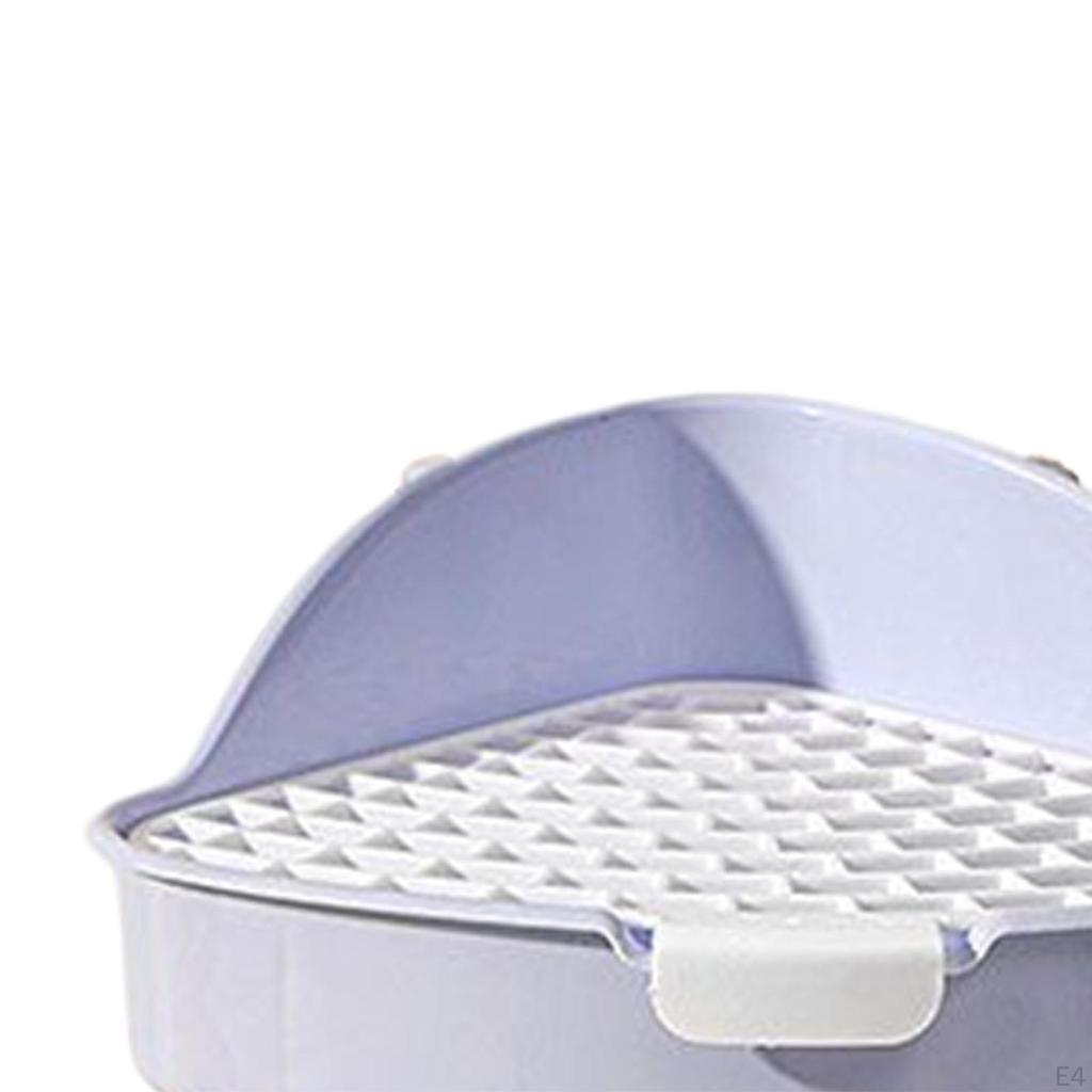 Potty Trainer Bedding Box Indoor with Snap Fastener Easy To Cleaning Pet Toilet for Guinea Pig