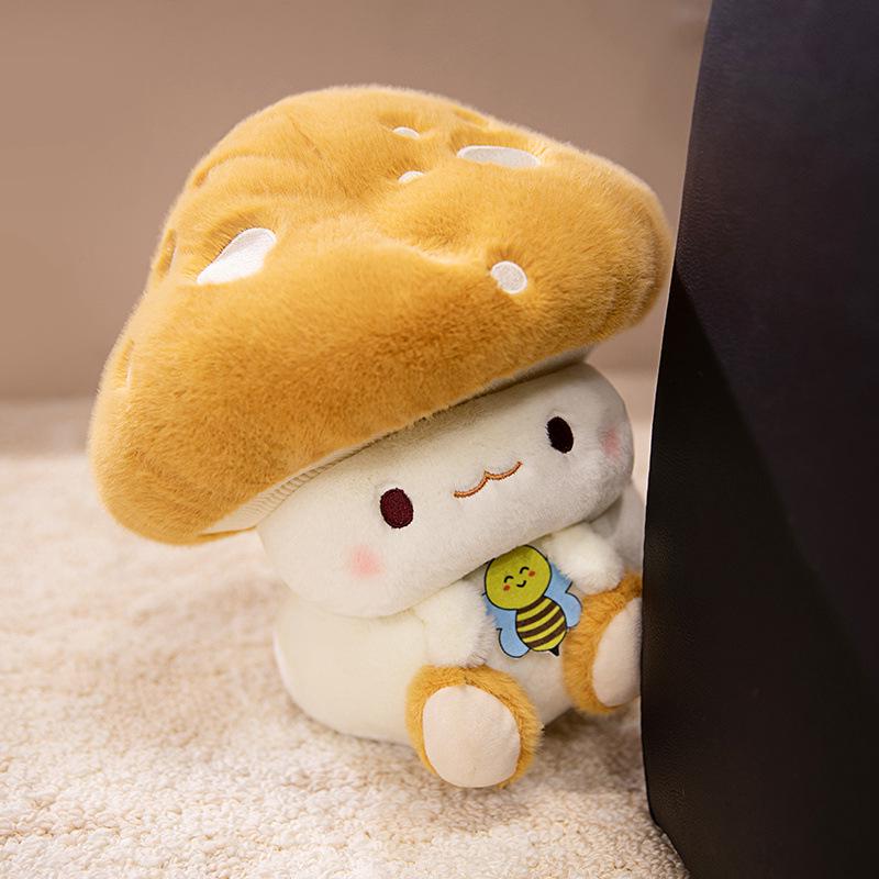 Internet Celebrity Mushroom Plush Toy - Cute Shiitake Doll Gift