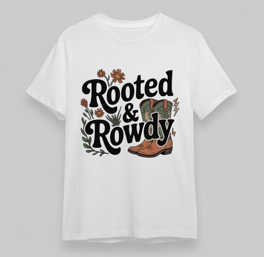 

Women s Western Graphic Tee Wild Roots Design Black 100% Cotton Oversize Top USA 3XL