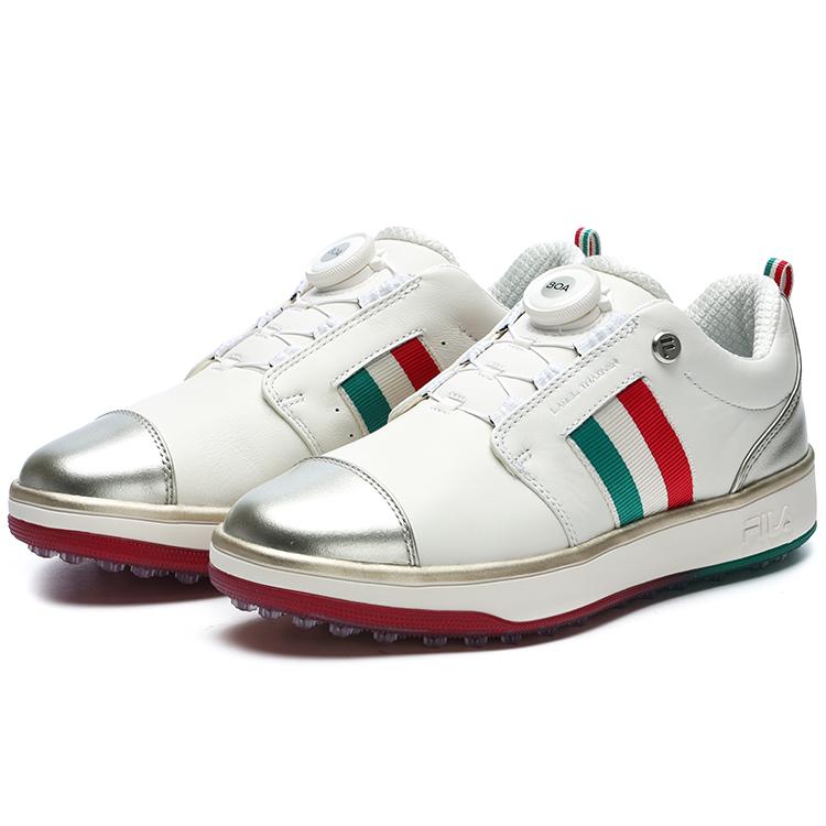 New FILA GF 1911 Trainer Low Top Training Shoes Women's White Blue A12W311705FCG